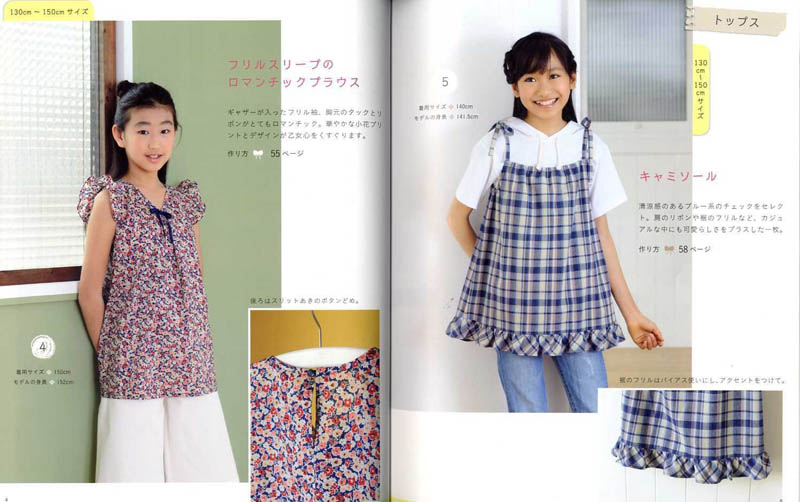 Girl handmade clothes 130cm - 150cm 